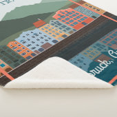 インスブラックオーストリアリバーサお洒落イドタウントラベル シェルパブランケット (3/4)