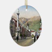 インスブルックのマリアTheresa Starsseの市街電車 セラミックオーナメント (右)