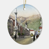 インスブルックのマリアTheresa Starsseの市街電車 セラミックオーナメント (左)