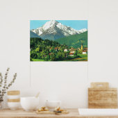 インスブルックの近くのオーストリア、チロル、イグルス ポスター (キッチン)