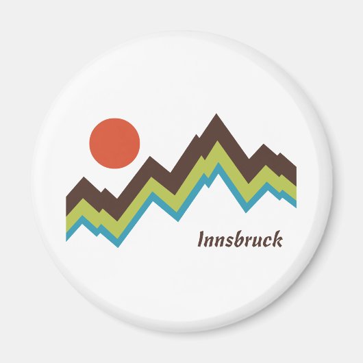インスブルックオーストリア マグネット (正面)