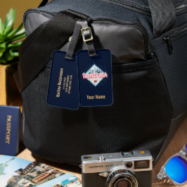 インスブルックチロルオーストリアレトロアルプスヴィンテージ ラゲッジタグ