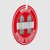 インスブルックラウンドエンブレム オーナメント (正面)