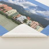 インスブルック、アルプスの街 シェルパブランケット (3/4)