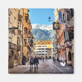 インスブルック – 冷蔵庫用マグネットバイベルベットエスケープ マグネット (正面)