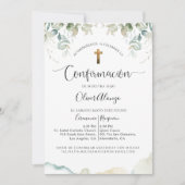 インスペインの、グエレガントリーネリーによる確認 招待状 (正面)