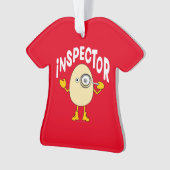 インスペクタエグヘッド文字 オーナメント (正面)