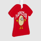 インスペクタエグヘッド文字 オーナメント (正面)