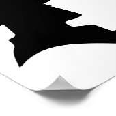 インスペクタガジェットシルエット ポスター (角)