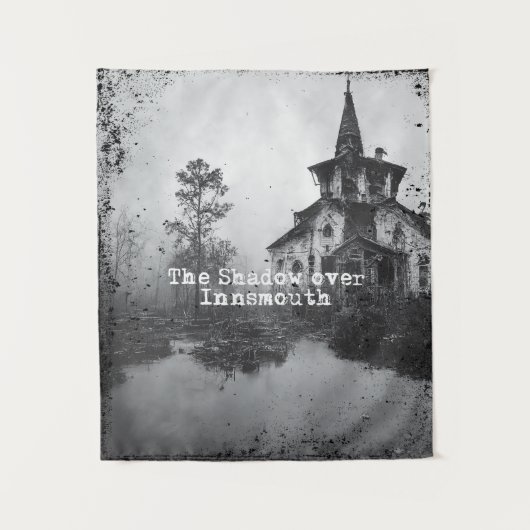 インスマウスロヴェクラフトCthulhu Mythos上の影 タペストリー (正面)