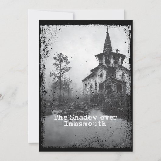 インスマウスロヴェクラフトCthulhu Mythos上の影 招待状 (正面)