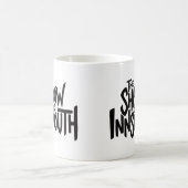 インスマスの影 Lettering コーヒーマグカップ (中央)