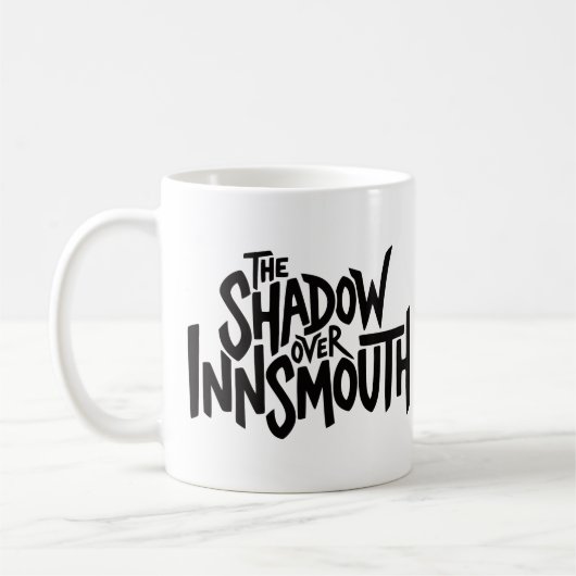 インスマスの影 Lettering コーヒーマグカップ (左)