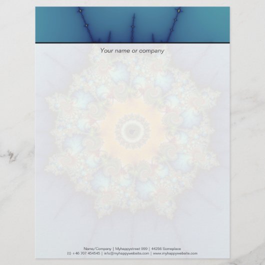 インスラール – Mandelbrot Art レターヘッド (正面)