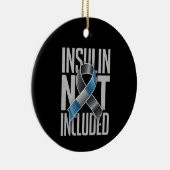インスリンが含まれていない糖尿病1型1 セラミックオーナメント (右)