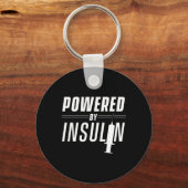インスリンことわざ糖尿病性糖尿病Aw キーホルダー (正面)