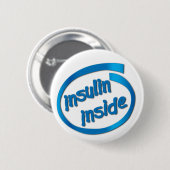 インスリンの内部 缶バッジ (正面&裏面)