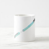 インスリンペンのスケッチ コーヒーマグカップ (中央)