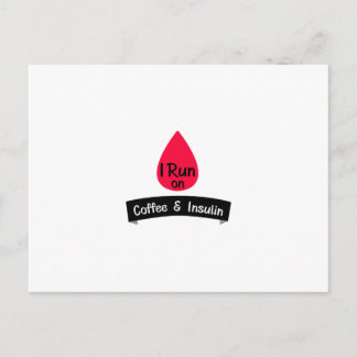 インスリン皮おもしろい肉糖尿病の贈り物 ポストカード