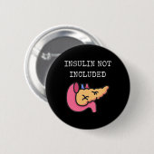 インスリン非含有型糖尿病1型Diab 缶バッジ (正面&裏面)