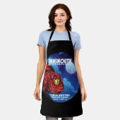 インスヴィンテージ旅行ポスターロベクラフト エプロン (着用した状態)