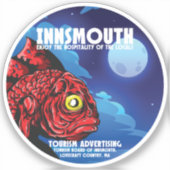 インスヴィンテージ旅行ポスターロベクラフト シール (正面)