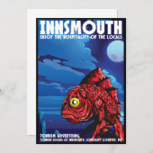 インスヴィンテージ旅行ポスターロベクラフト 招待状 (正面/裏面)