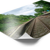 インス・アンド・エルトン鉄道駅 フォトプリント (角)