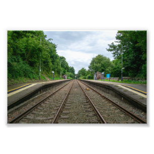 インス・アンド・エルトン鉄道駅 フォトプリント           