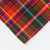 インズクランモダンバッジタータンチェックプレイド フリースブランケット (角)