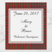 インズスコティッ結婚トのワインラベル ワインラベル (シングルラベル)