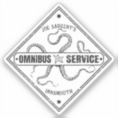 インズバスサービスジョーSargent シール (正面)