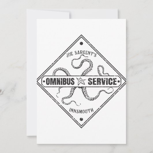 インズバスサービスジョーSargent 招待状 (正面)