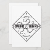 インズバスサービスジョーSargent 招待状 (正面/裏面)