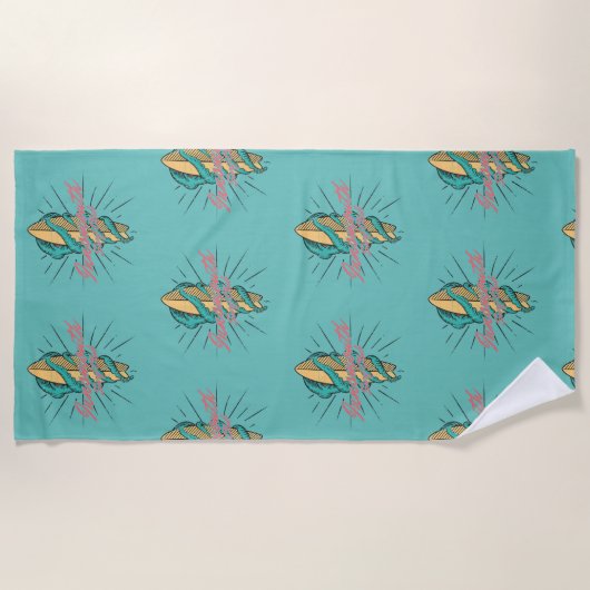 インズマスサーフクラブ ビーチタオル (正面)