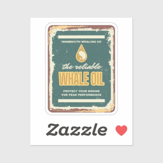 インズミースクジラ油ロヴェクラフト シール (シート)