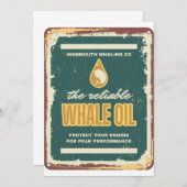 インズミースクジラ油ロヴェクラフト 招待状 (正面/裏面)