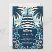 インズ海波旅行いかりヨット30th誕生日 招待状 (正面)