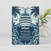 インズ海波旅行いかりヨット30th誕生日 招待状 (スタンド正面)