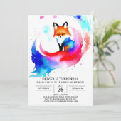 インズ・ザ・ウッズキツネバースデーパーティーDelight 招待状 (スタンド正面)