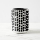 インズ・ザ・ウッズ葉ズ黒いリンガーマグ マグカップ (中央)