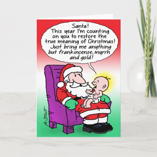 インセントイエス – ホリデーカード (正面)