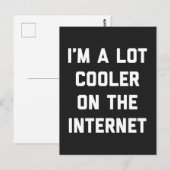 インタクールーネット引用文上のロッおもしろいト ポストカード (正面/裏面)