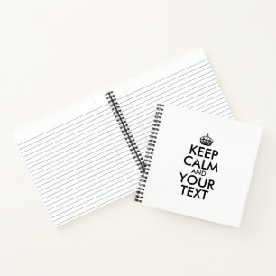 インタパーソナライズされたイン保ミームCALMとYOUR TEXT ノートブック