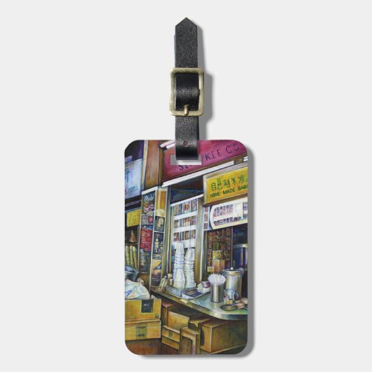 インタビューに感情を訴える力 ラゲッジタグ (正面縦)