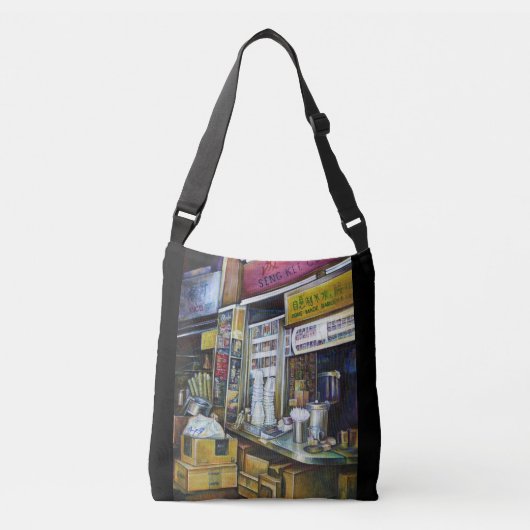 インタビューに感情的に訴える力 クロスボディバッグ (正面)