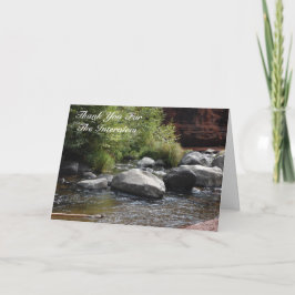 インタビューカードをありがとう サンキューカード