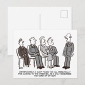 インタビューボスのみ息子の名前を記憶 ポストカード (正面/裏面)