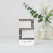 インタラクティブな個人提供のお客様へのメモ 名刺 (スタンド正面)