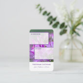 インタラクティブな個人用オファー顧客メモ花 名刺 (スタンド正面)